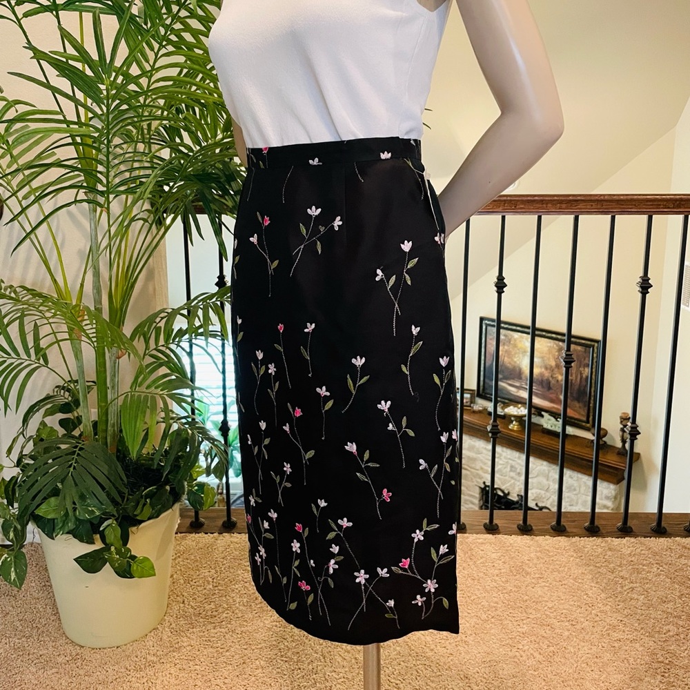 NWT Harold’s Silk Skirt 6 $118